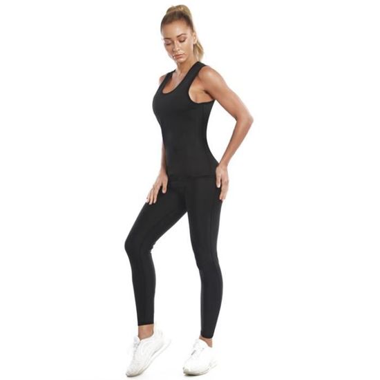 GHEART Débardeur Sudation Femme – Vêtement Sauna Amincissant Compression Ventre Plat Fitness & Sport (XL – 1 Pièce)