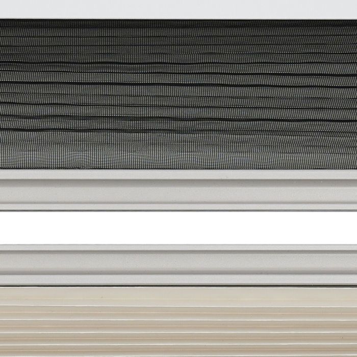 Fenêtre Relevable Camping-Car 500x300 Mm - Coins Ronds, Alliage Aluminium + Moustiquaire + Verre Teinté UV, Pour Paroi Fine
