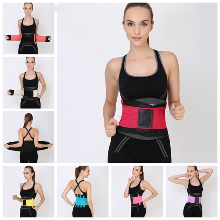Ceinture Lombaire de Maintien pour Homme Femme Soft Ceinture Lombaire Musculation pour Jogging Fitness Sport Noir S ZS681