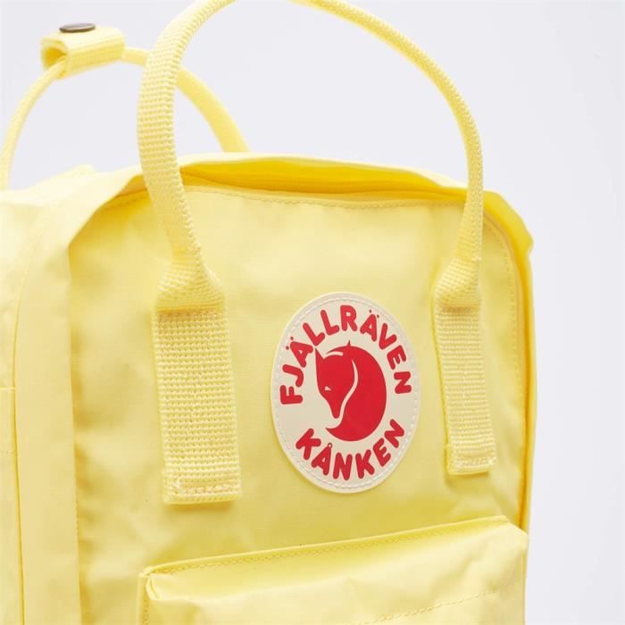 Sac à dos FJALLRAVEN Kånken Mini Jaune Toile Mixte Jaune