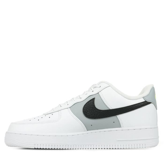 Baskets Nike Air Force 1 07 White black volt wolf grey Cdiscount Chaussures