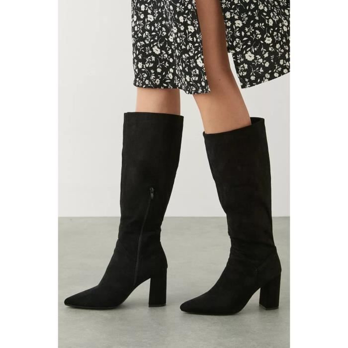 Dorothy Perkins Bottes haute Noir Cdiscount Chaussures