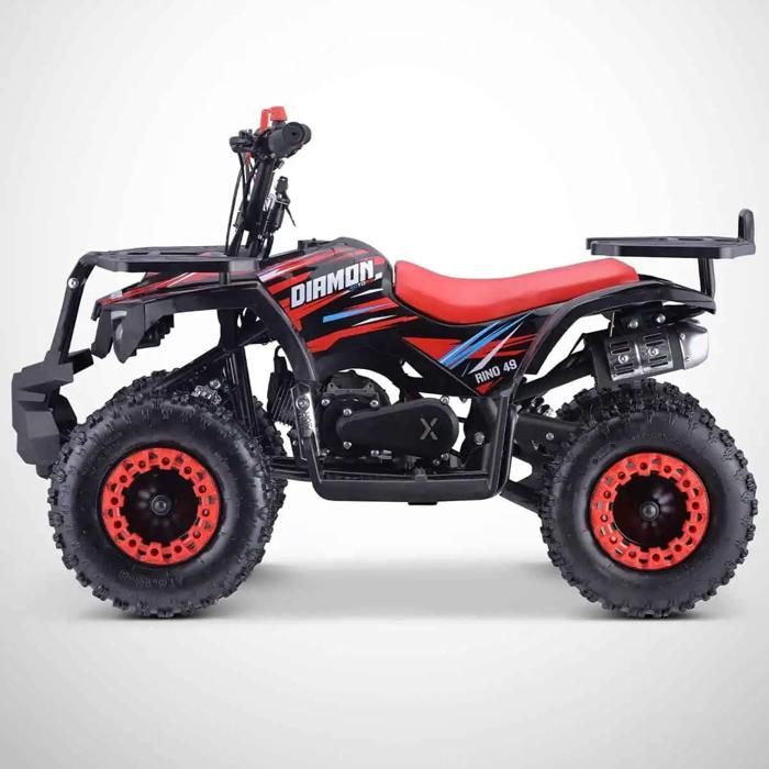 Pocket Quad Flip 49 Mini 50cc - Édition Limitée 2020 Rouge - Quad Enfant Avec Freins Disque Et Suspension