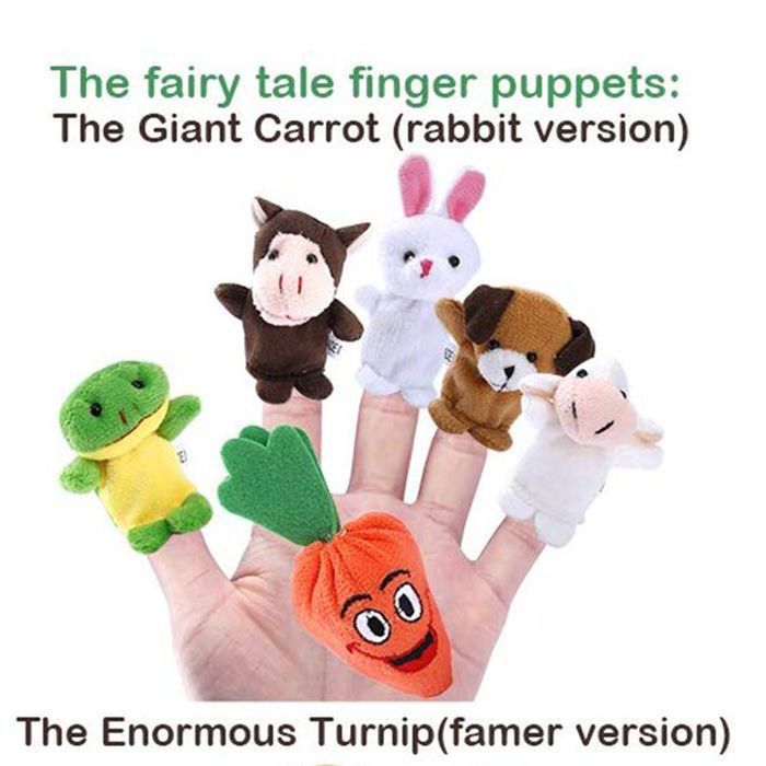 10 Marionnettes à Doigts Animaux - Grenouille, Hippo, Canard... - Jouet éducatif, Storytelling - 9