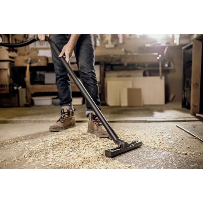 Aspirateur Eau Et Poussières Kärcher WD 4 - 1000W, Cuve Inox 20L, Soufflerie - Garage, Atelier, Voiture