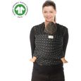 Écharpe de portage - Babylonia Baby Carriers - Tricot-Slen Design - 100% coton organique - Noir-0