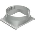 Adaptateur de tuyau d'échappement pour climatiseur portable - Interface de conduit d'échappement - Connecteur de tube de Carré