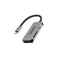 Sitecom MD-066 Mini Lecteur de Cartes | USB-C vers MICR-SD + Fente pour Carte Micro + SD/MMC/SDHC/SDXC/USH-I - pour MacBook Pro/Ai-0