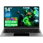 BVATE Ordinateur Portable -RAM 8Go + 256Go Mémoire- PC Portable 14 pouces Full HD - Windows11 |Celeron N4020- WIFI - HDMI-Gris