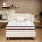 YIDATONG Matelas 90x190 cm, Très épais 26 cm, Matelas à Ressorts ensachés et à mémoire de Forme, Certifié Oeko-Tex, Ergonomique, Durable