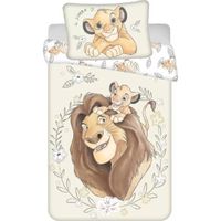 Disney Le Roi Lion Simba Parure de lit pour enfants (petit) 100 × 135 cm, 40 × 60 cm  : JFK034798, Parure de lit bébé