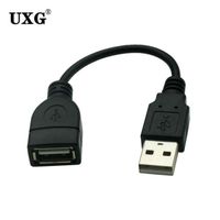 Câble photo,Câble d'extension USB 2.0 mâle à femelle, 10CM, cordon court pour recharge de données, pour Smart TV, PS4- 0.25m[A9973]