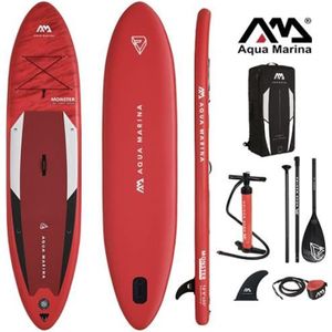 STAND UP PADDLE Stand up Paddle gonflable AQUA MARINA Monster 12' - 365x84x15cm - charge max 170kg - Dropstitch