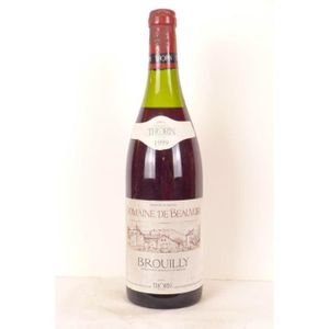 VIN ROUGE brouilly thorin domaine de beauvoir rouge 1999 - b