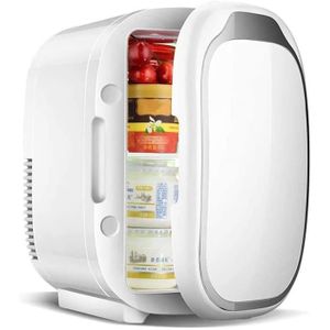 Mini R/éfrig/érateur Portable 6L 12 V De Voiture R/éfrig/érateur 220 V Simple Porte Voiture Maison Double Usage Thermo/électrique Bureau Mini /Économies D/énergie R/éfrig/érateur Refroidisseur R/é