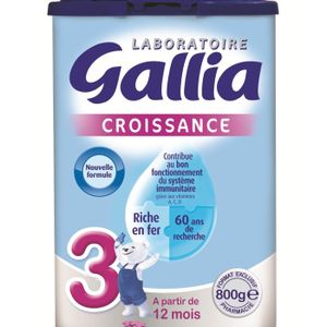 LAIT DE CROISSANCE GALLIA Croissance 900g