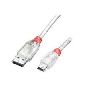 CÂBLE INFORMATIQUE Lindy - 31684 - Câble USB 2.0 Type A-mini-B 1m