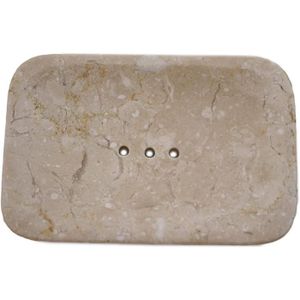 PORTE SAVON Porte-savon en marbre naturel avec gouttière - Pro