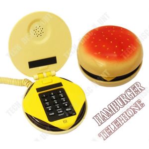 Téléphone fixe TD® Téléphone hamburger simulé - jouet téléphoniqu