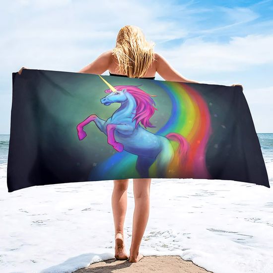 Nomadix Serviette originale - Parfaite pour la plage, la piscine, les voyages, le camping, le yoga - Fabriquée avec des matériaux recyclés - Super absorbante - Résistante au sable - Parc national de