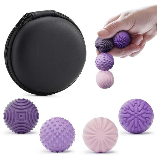 Ensemble de 8 balles magnétiques en silicone - speelgoed anti-stress pour adultes et Ensemble de 8 balles magnétiques en silicone - speelgoed anti-stress pour adultes et