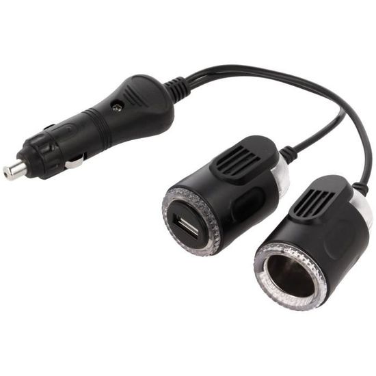 Adaptateur Allume-cigare USB C Vers 12 V Pour Allume-cigare De Voiture USB Femelle - Adaptateur D'alimentation USB Vers 12 V CC Pour Accessoires électroniques De Voiture