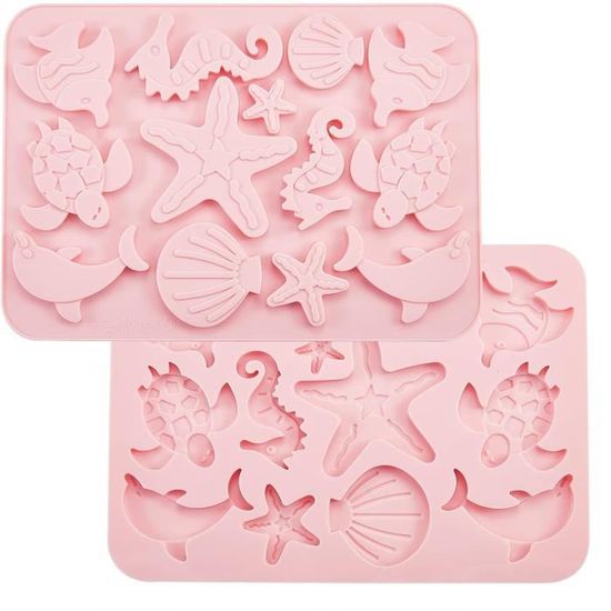 UR URLIFEHALL Lot De 2 Moules 3D En Silicone De Qualité Alimentaire