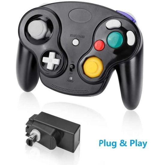 sans fil pour Nintendo Switch Gamecube de Jeu Vibration à Double Moteurs Mini