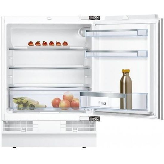 Réfrigérateur encastrable BOSCH KUR15AFF0 - 137 L - Classe énergie A++ - MultiBox - Eclairage LED