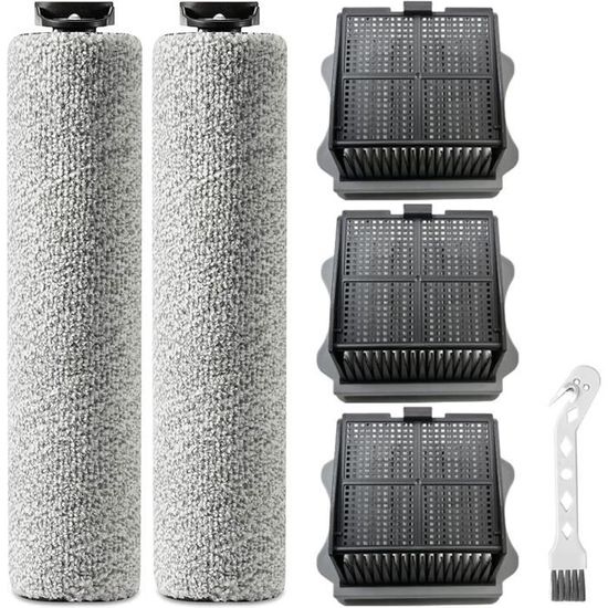 Filtre Et Brosse Rouleau De Rechange Pour Aspirateur Tineco IFloor Y2 - Lavables Et Réutilisables