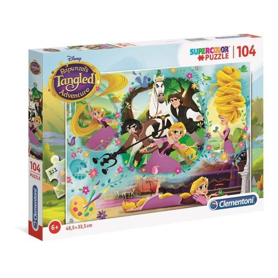 Puzzle Disney Princesses - Raiponce - 100-200 pièces - Clementoni