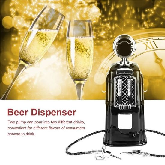 Distributeur De Bière Double Pistolets - 1000cc, Pour Bière, Jus, Cocktails, Usage Domestique Ou Bar