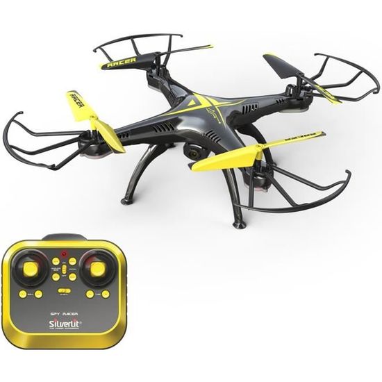 Drone espion avec caméra embarquée FLYBOTIC - Spy Racer 2,4 GHz (4C. GYRO) - Nouveau design