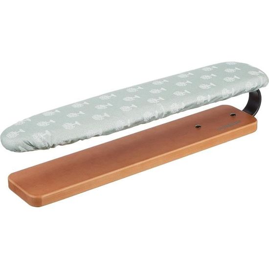 Foderine Stiramaniche 2 Pezzi - Grigio Metallizzato Cotone 60x20cm