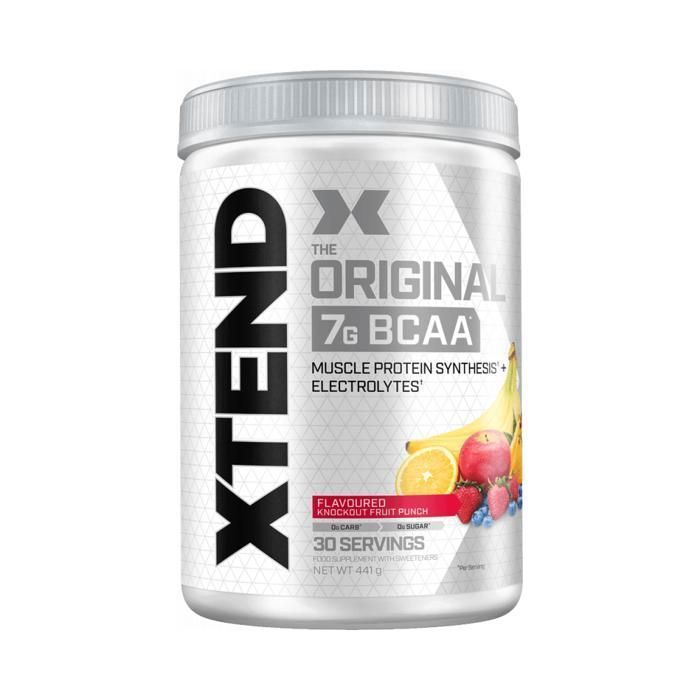 BCAA en poudre Xtend BCAA - Knockout Fruit Punch 440g