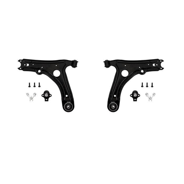 2 TRIANGLE + 2 ROTULE + ACCESSOIRES VW GOLF 3