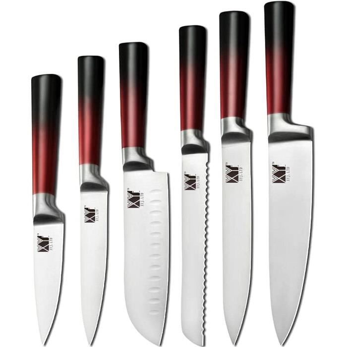 Couteau De Cuisine Ensemble De Couteau En Acier Inoxydable Couteau À Pain De Viande Poisson Couple Couteau Couteau Chef Coute 417