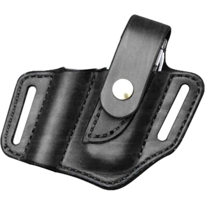 Étui en Cuir Edc Étui de Ceinture de Couteau Étui de Lampe de Poche en Cuir pour Étui Multitools Leatherman Étui de Rangement pour C
