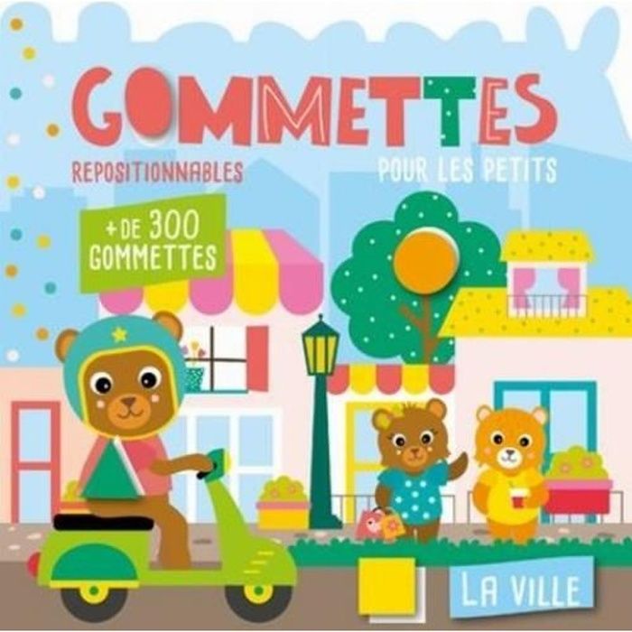 La ville. Gommettes repositionnables pour les petits