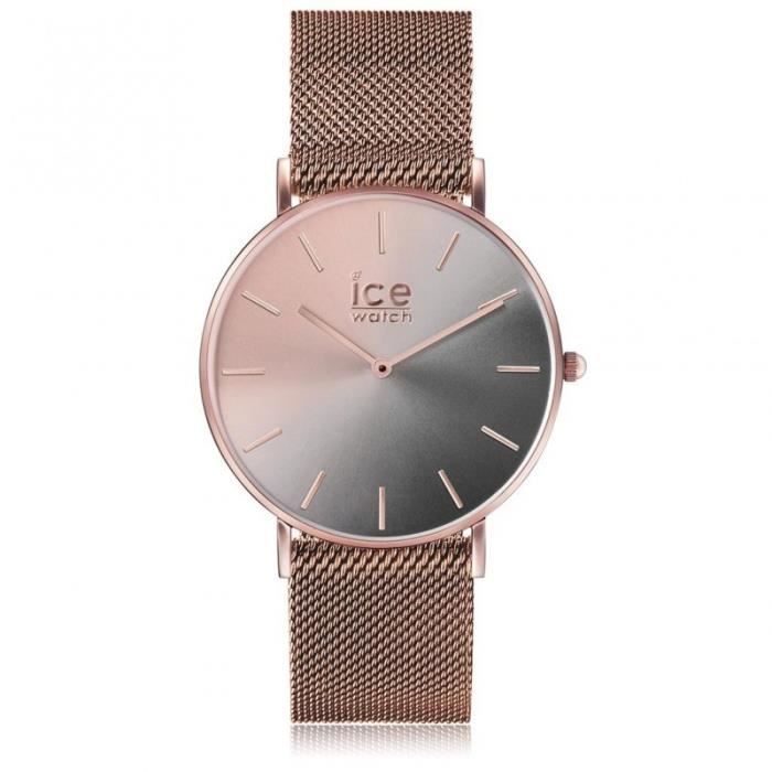 Ice Watch Montre Femme City Sunset Milanaise Smoky