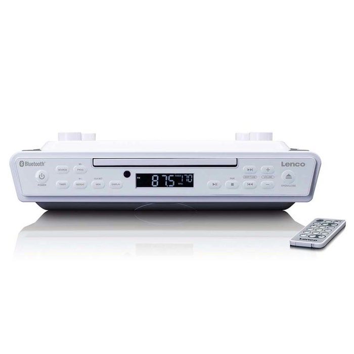 Lenco KCR-150 ? Radio de Cuisine et Lecteur CD Blanc - KCR-150WH