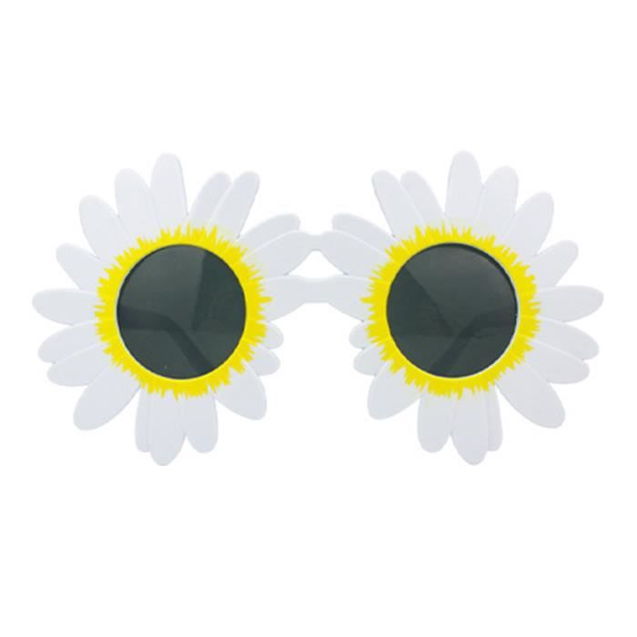 Lunettes de fête lunettes d'anniversaire lunettes de soleil de nouveauté lunettes de soleil drôles propres selfie blanc