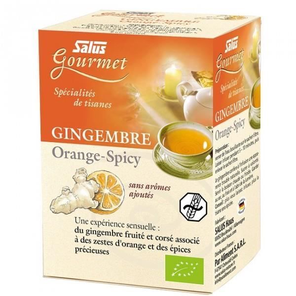 Tisanes Gourmet Gingembre Orange-Spicy - 15 sac…