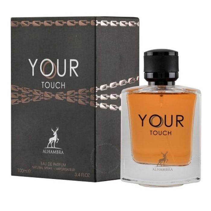Eau de Parfum Your Touch de Maison Alhambra 100ml - Epicé Chaud Vanille Boisé Sucré Epicé Doux Ambre Fruité Balsamique