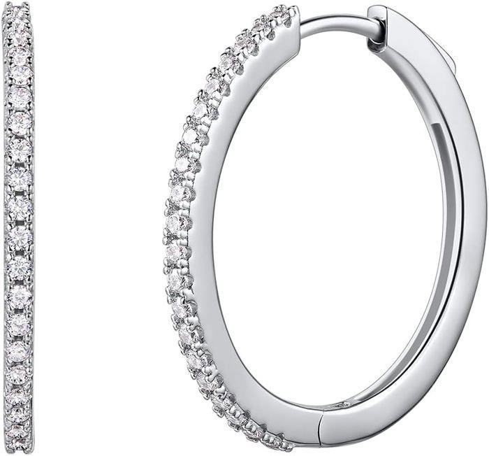 Boucles d'oreilles fantaisie en saphir CZ