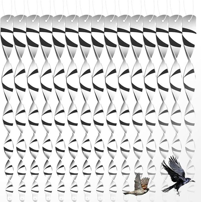 Wocpvm 8 Pcs Moulin à Vent De Jardin Répulsif Répulsif Oiseaux Réfléchissantv Moulin A Vent