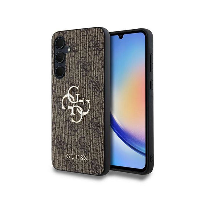 Coque de téléphone Guess Samsung Galaxy A35 5G Saffiano Protection chocs et rayures