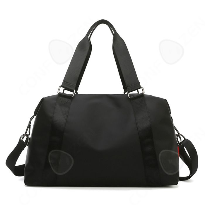 Sac De Voyage David Jones Paris Simili Cuir Noir - Grand Format Cabine (56 Cm) - Occasion Très Peu Utilisée