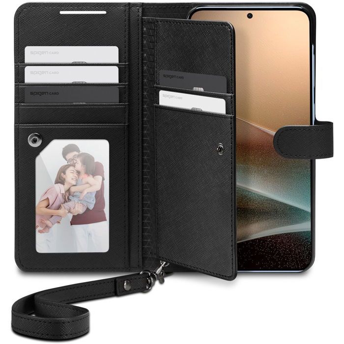 Etui pour téléphone - SPIGEN - Samsung Galaxy S25 - Noir - TPU - Compatible MagSafe