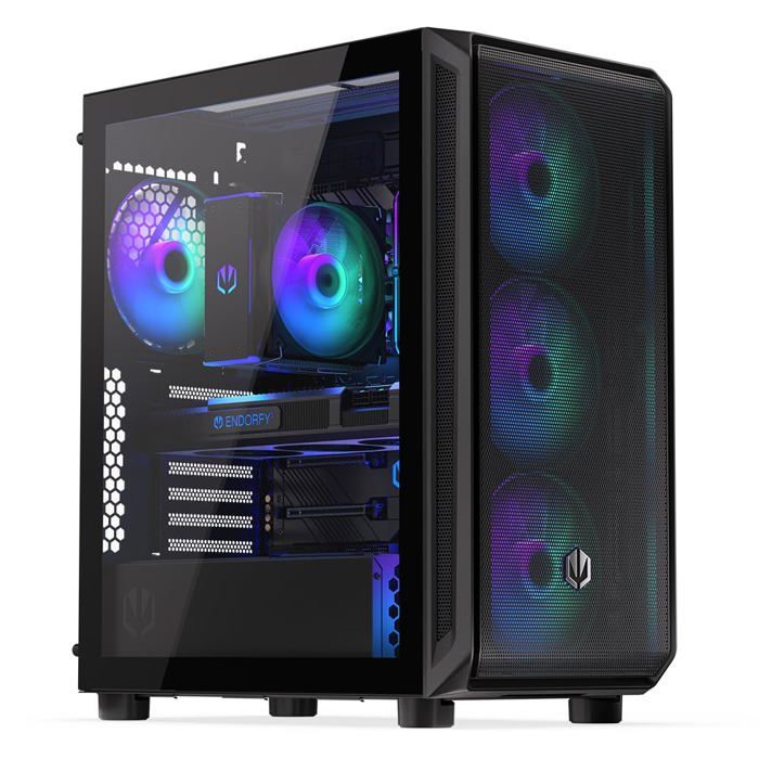 Boîtier PC - ENDORFY - ARX 500 ARGB - Panneau en verre trempé - Design élégant - Grande tour